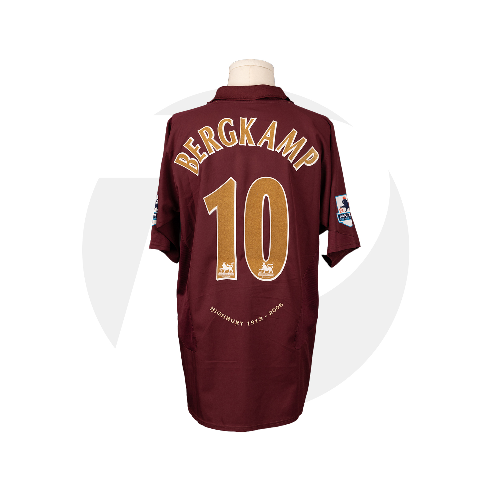 2005-06 Nike Arsenal FC Home Kit Bergkamp#10